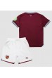West Ham United Jalkapallovaatteet Lasten Kotipeliasu 2025-26 Lyhythihainen (+ Lyhyet housut)